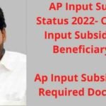 AP Input Subsidy Status 2022