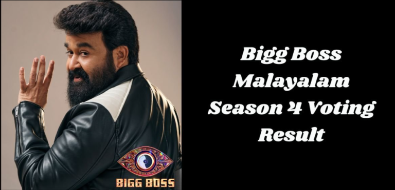 Bigg Boss Malayalam Season 4 Voting Results