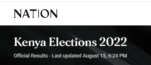 Kenya Election Results 2022