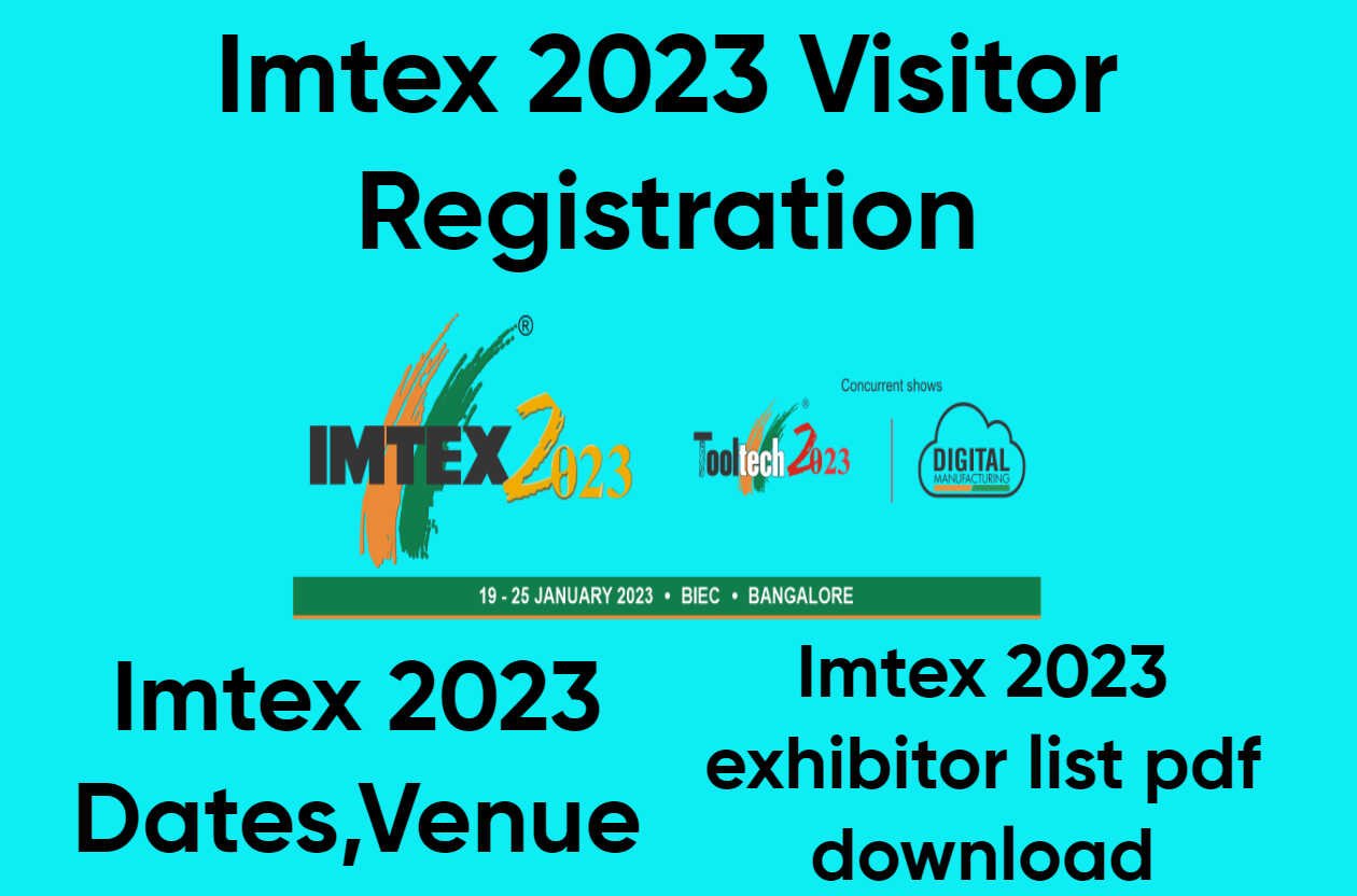 Imtex 2023 Visitor Registration