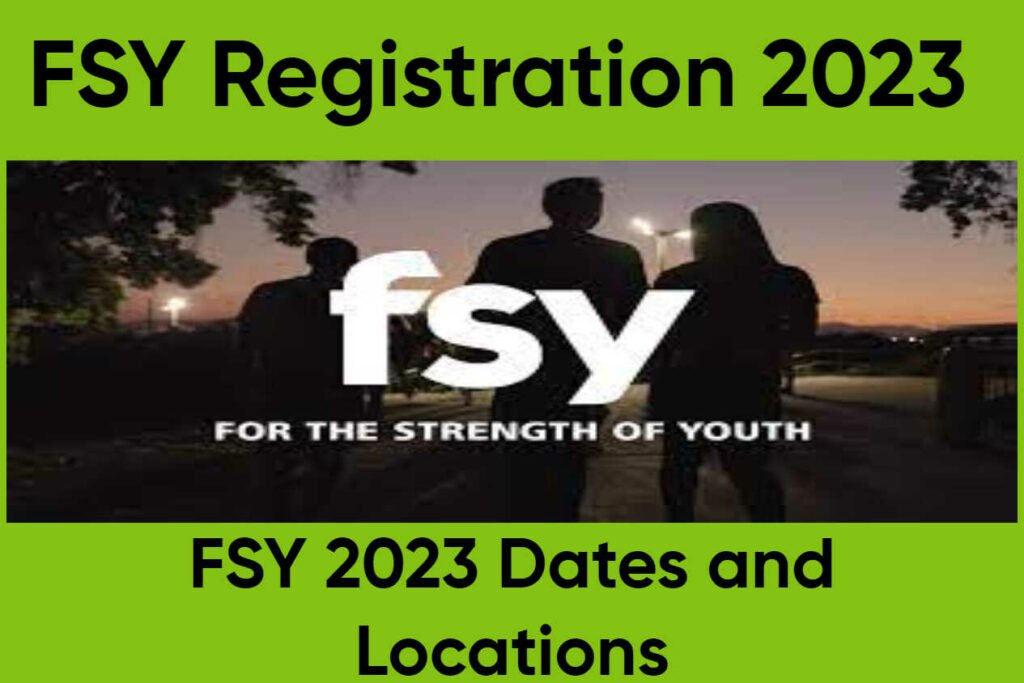 FSY Registration 2023