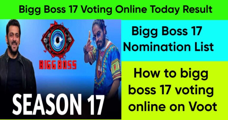 Bigg Boss 17 Voting Online Today Result