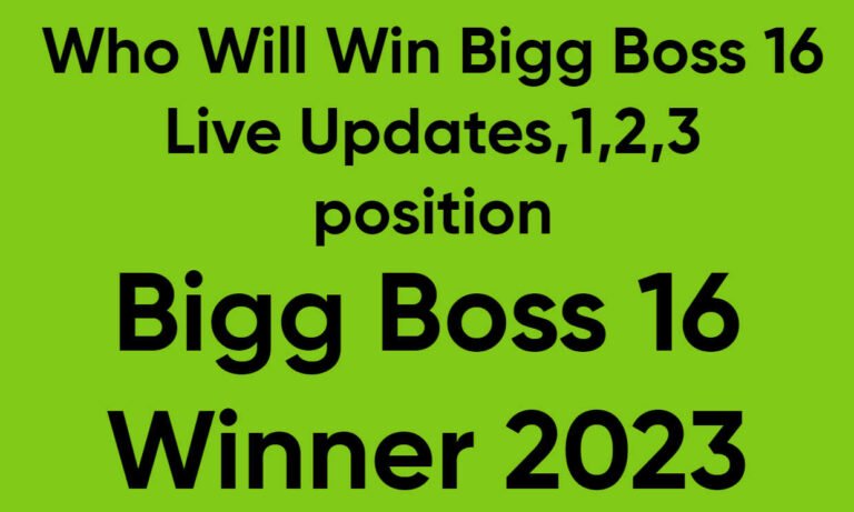 Who Will Win Bigg Boss 16