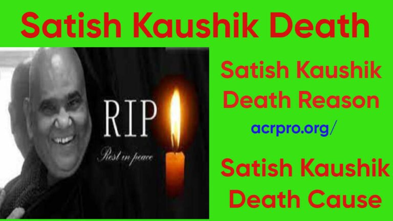 Satish Kaushik Death