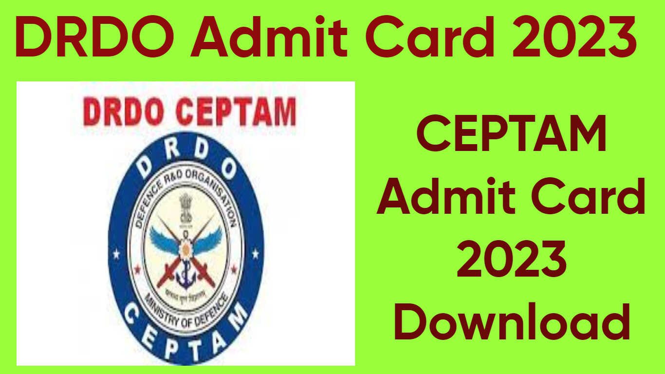 DRDO Admit Card 2023