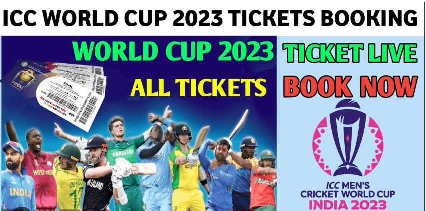 Cricket World Cup 2023 Tickets Booking