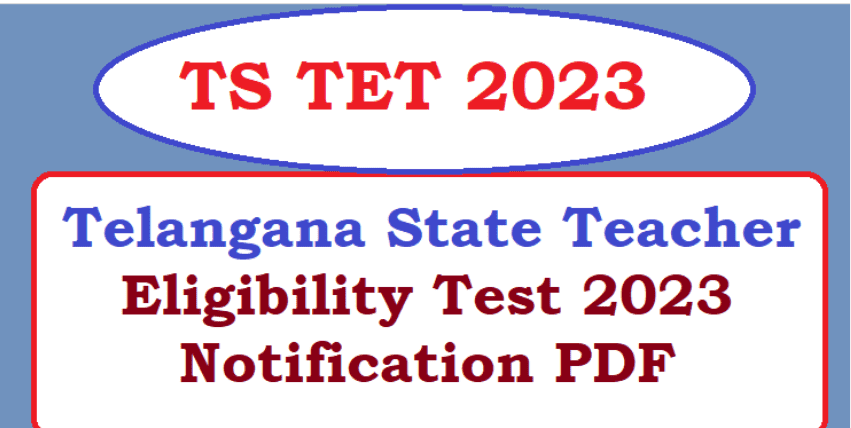 TS Tet 2023 Apply Online