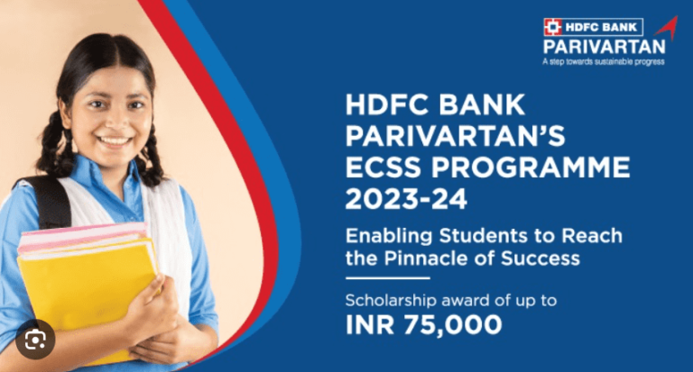 HDFC Parivartan Scholarship 2023
