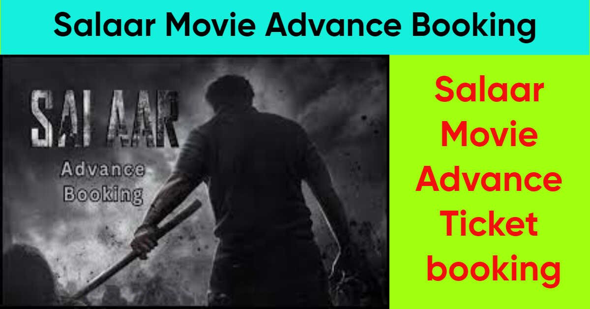 Salaar Movie Advance Booking;