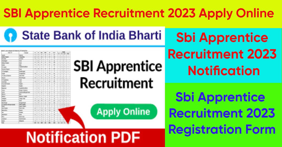 SBI Apprentice Recruitment 2023