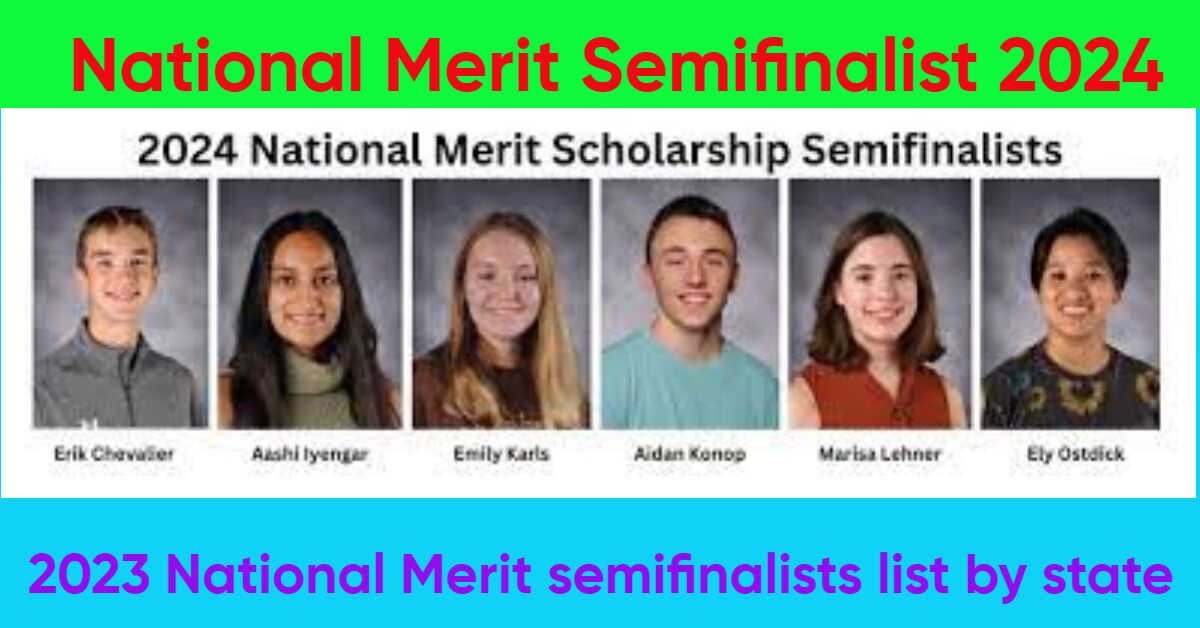 National Merit Semifinalist 2024;National Merit Finalist