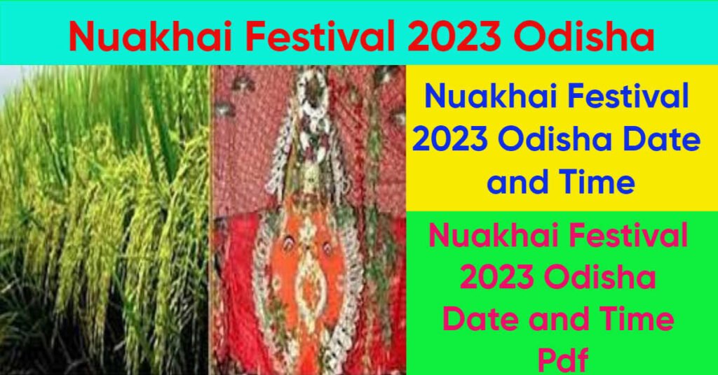 Nuakhai Festival 2023 Odisha