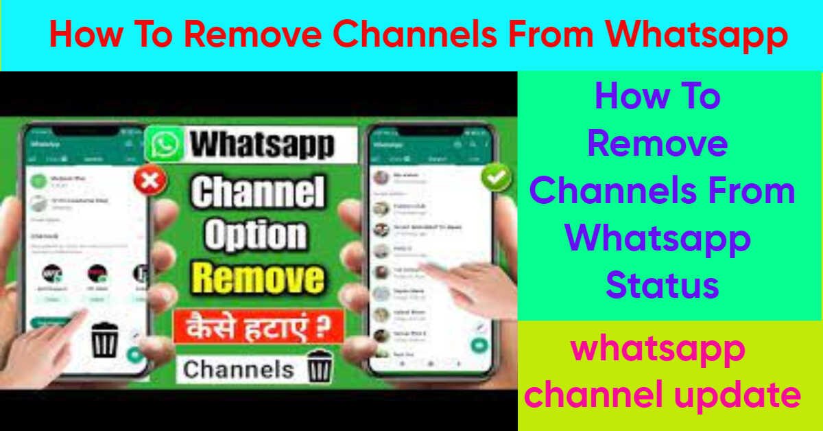 How To Remove Channels From Whatsapp