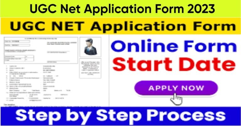 UGC Net Application Form 2023