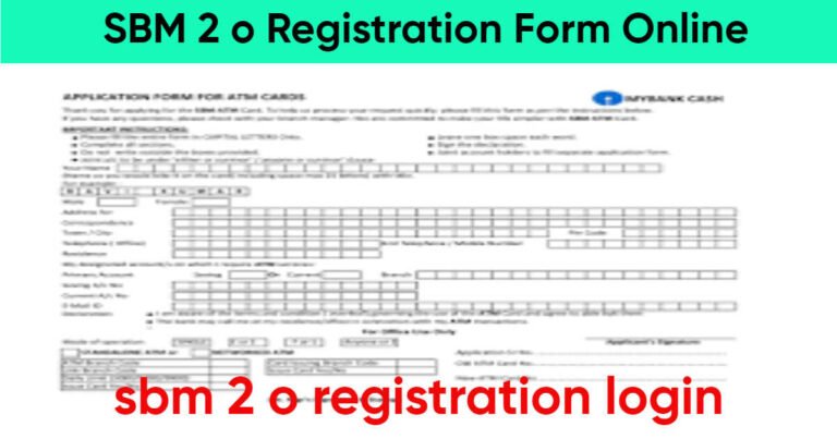 SBM 2 o Registration