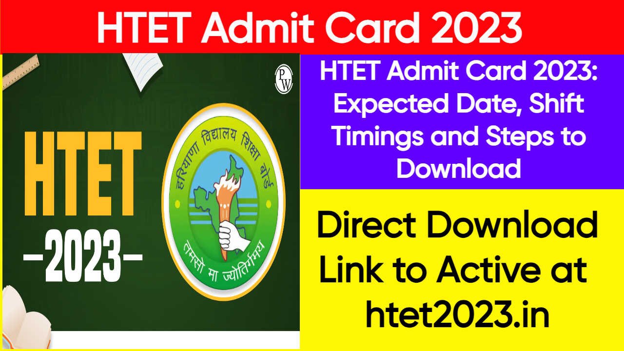 HTET Admit Card 2023