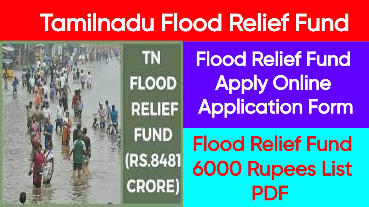 Flood Relief Fund 6000 Rupees List PDF