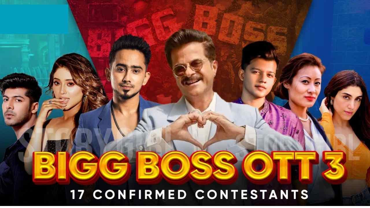 Bigg Boss OTT 3 Contestants List 2025name with photo,PRIZE MONEY Acr Pro