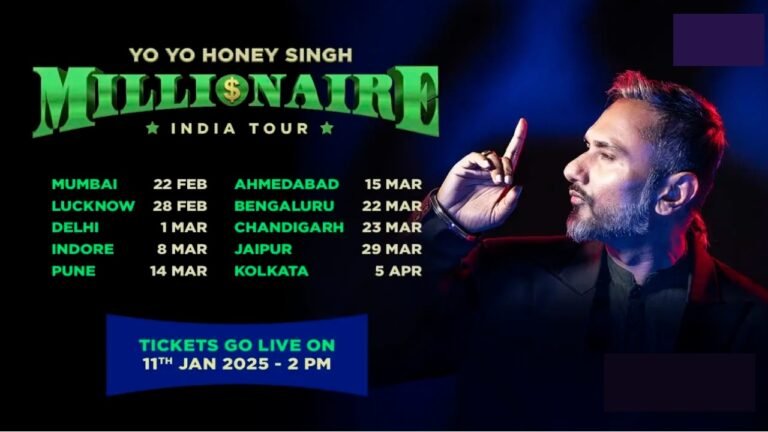 Honey Singh India Tour 2025 Ticket Price